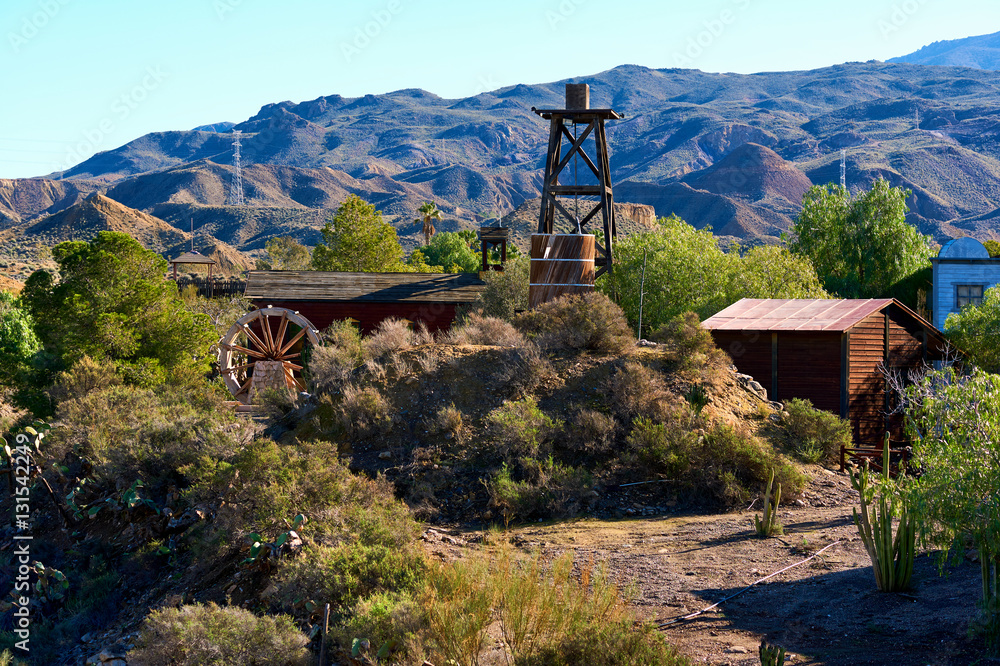 Mini Hollywood or Oasys in Tabernas Desert. Spain