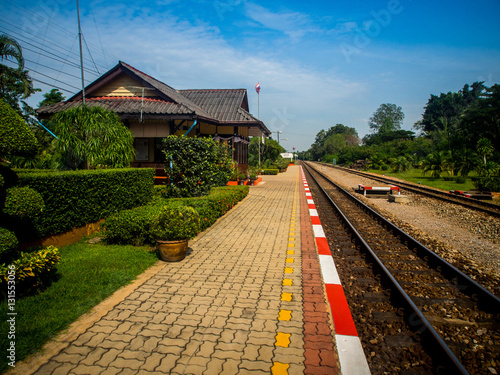 little train station in the upcountry