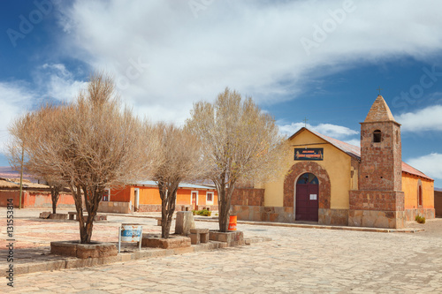 Divine Mercy church of Villa Alota, north Lipez province, Bolivi photo