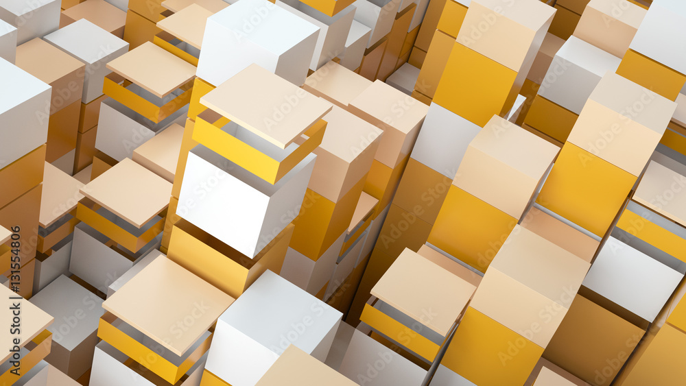 3d abstract background made of randomly extruded geometry. 3d abstract background made of randomly extruded geometry.