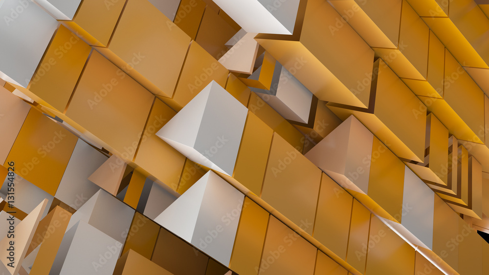 3d abstract background made of randomly extruded geometry. 3d abstract background made of randomly extruded geometry.