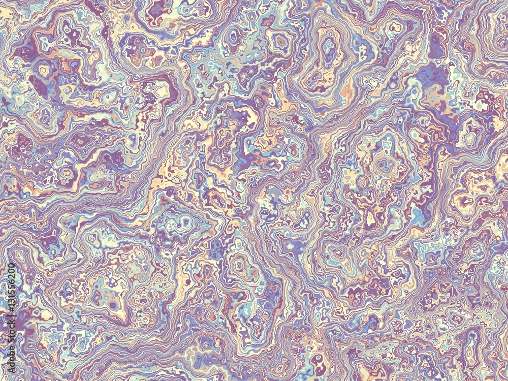 Naklejka premium Abstract wavy fractal