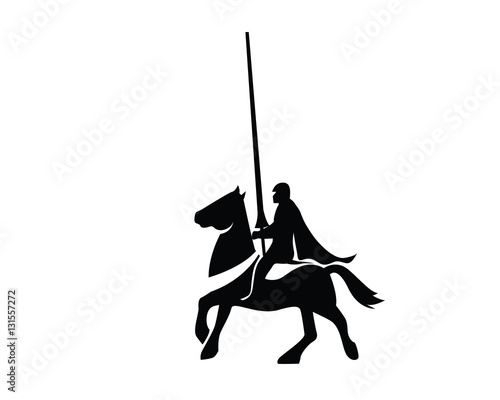 Modern Charismatic Knight Leader Logo