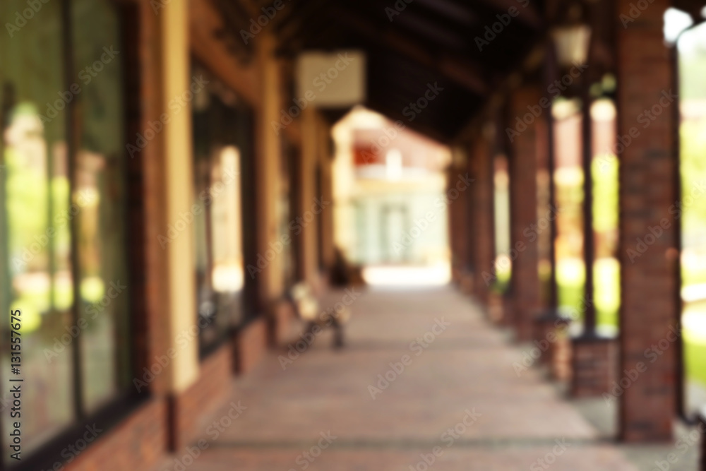 Fototapeta premium Street of small city