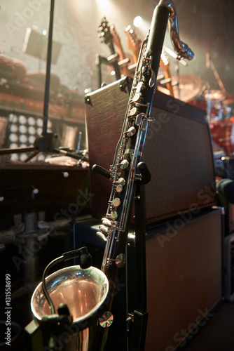 Canvas Print Bass Clarinet.