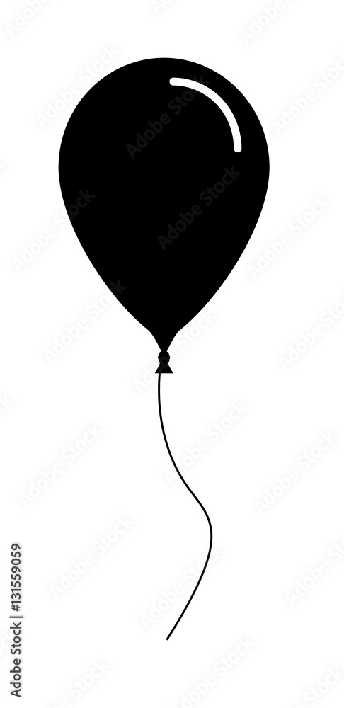 Balloon icon vector