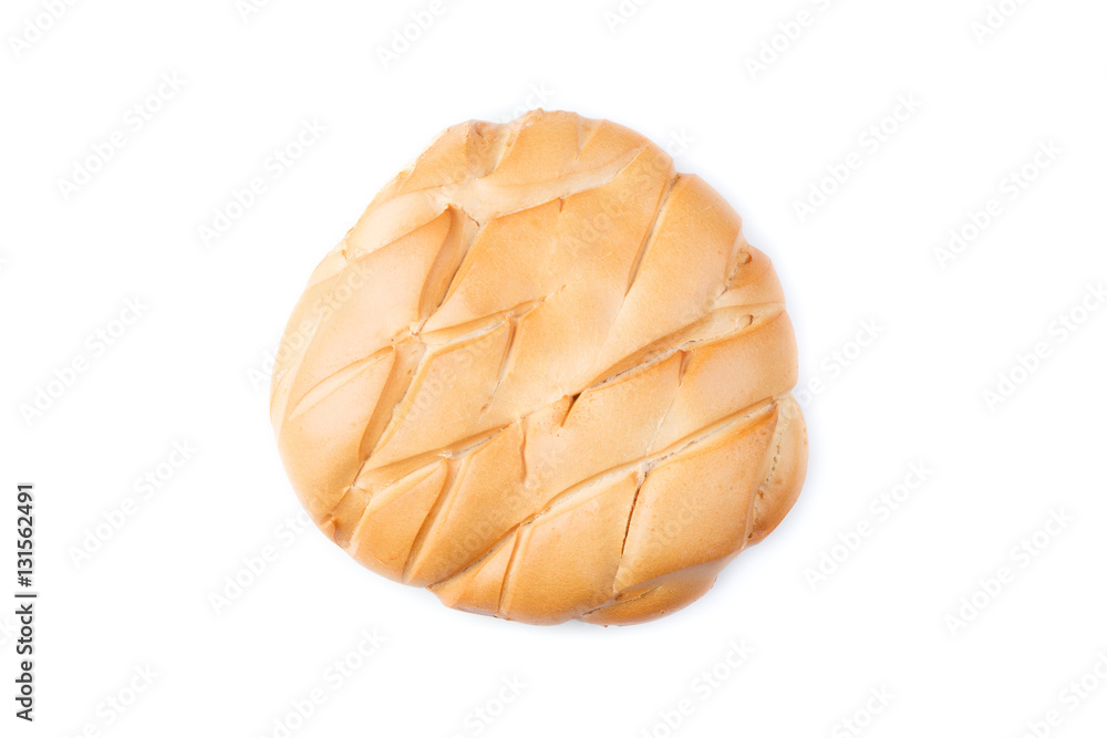 Bread loaf on white background. Bread loaf on white background.