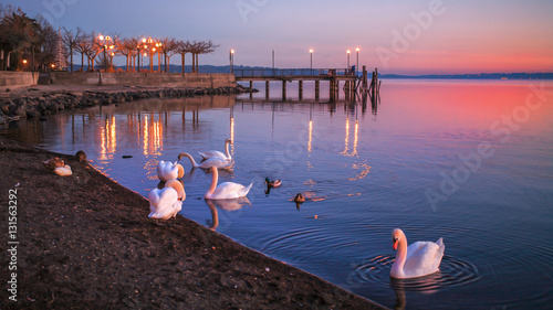 Lago di Bracciano, Italia photo