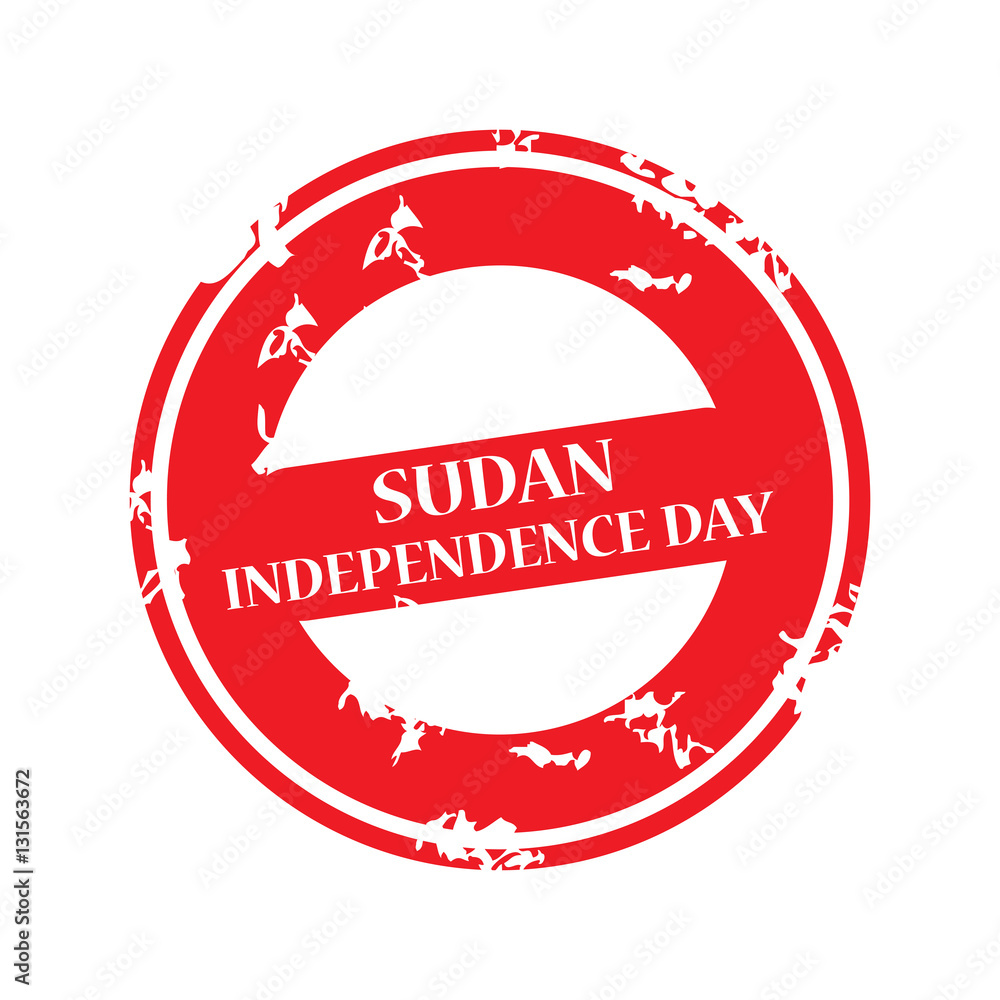 sudan independence day. Stock Illustration | Adobe Stock