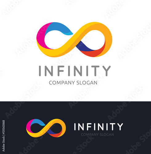 Infinity logo template.