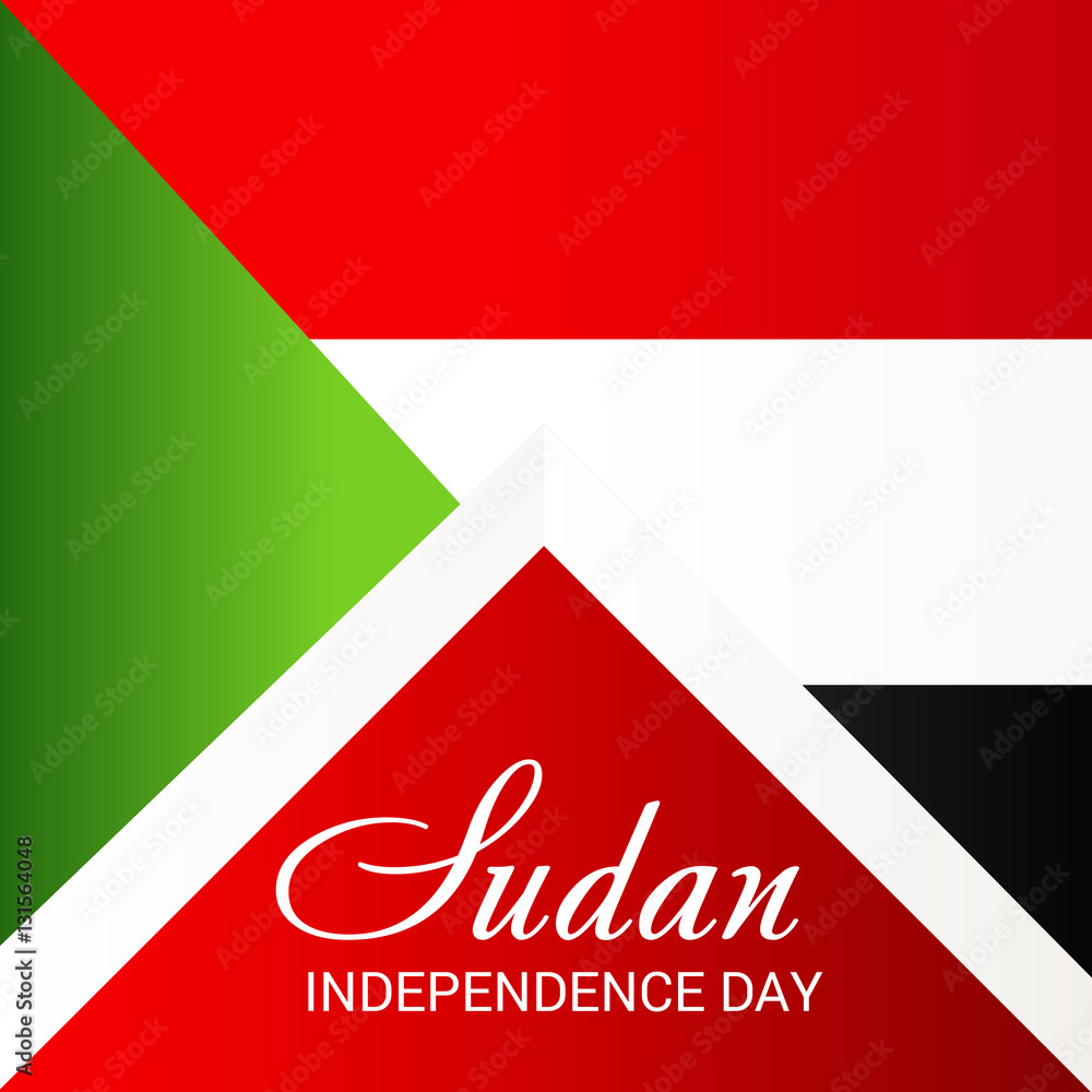 sudan independence day. Stock Illustration | Adobe Stock