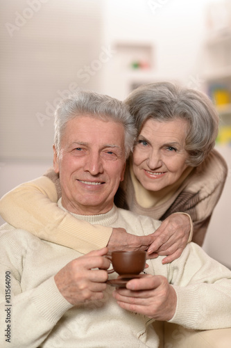 mature couple in love