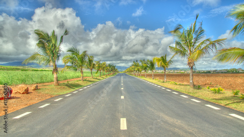 Mauritius Straße nach Bel Ombre