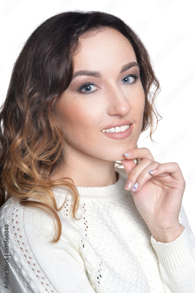 Smiling young woman