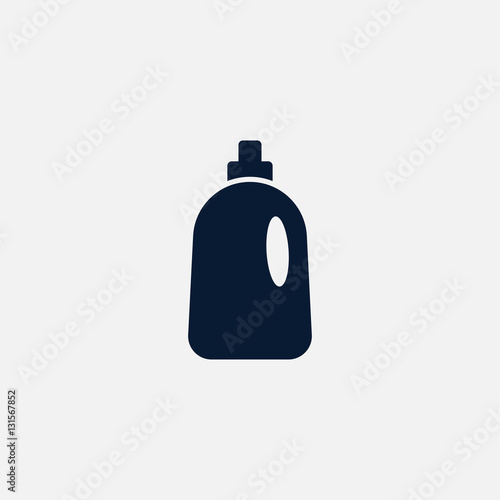 Cleaning bottle icon simple illustration