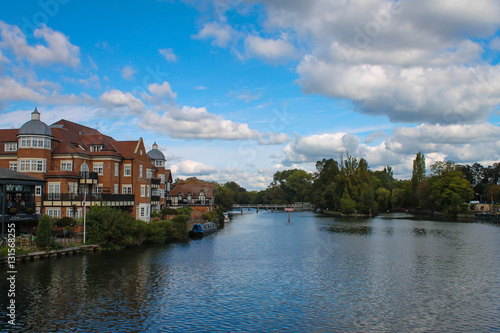 Thames river view from Windsor and Eton 
