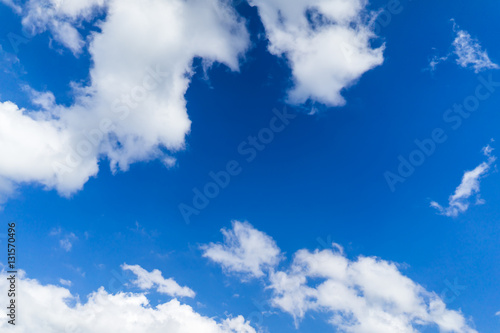 Sky with clouds