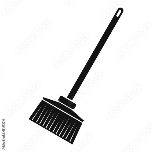 Broom icon. Simple illustration of broom vector icon for web