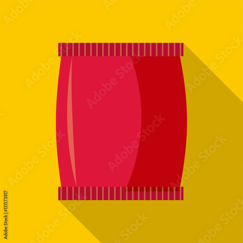 Plastic jar icon. Flat illustration of plastic jar vector icon for web