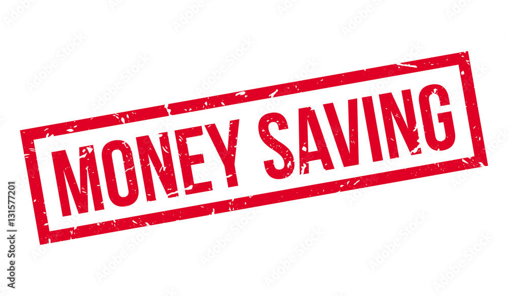 Money Saving rubber stamp