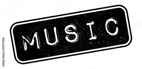 Music rubber stamp