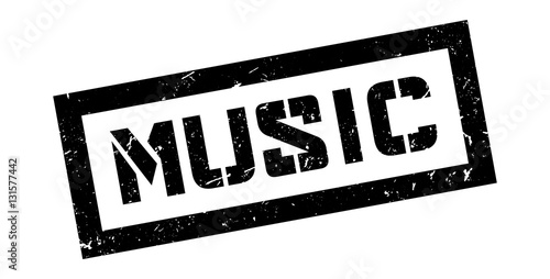 Music rubber stamp