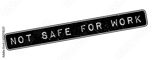 Not safe for work rubber stamp