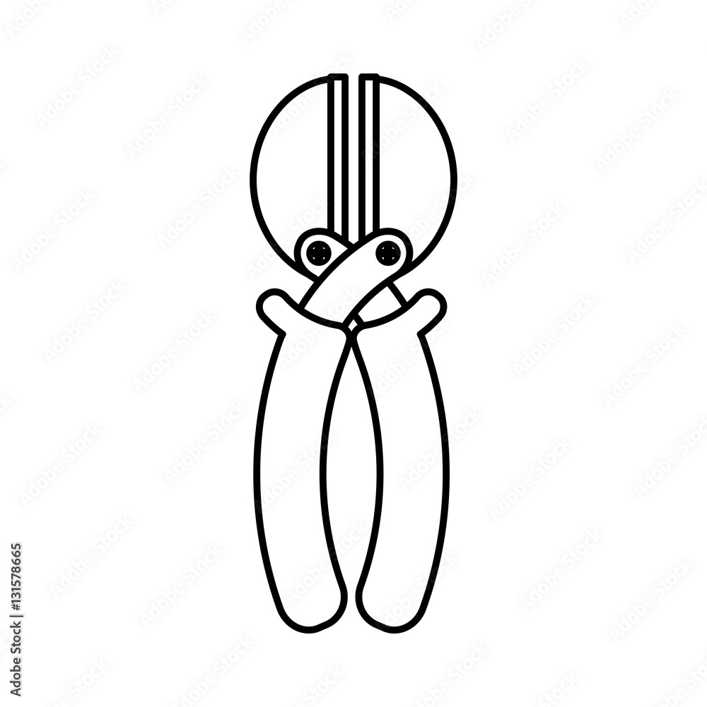 Electrician tool isolated icon vector illustration design Electrician tool isolated icon vector illustration design