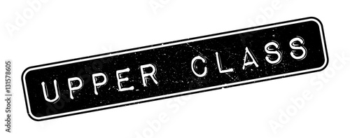 Upper Class rubber stamp