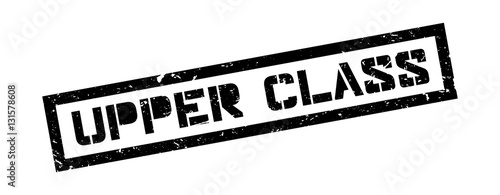 Upper Class rubber stamp
