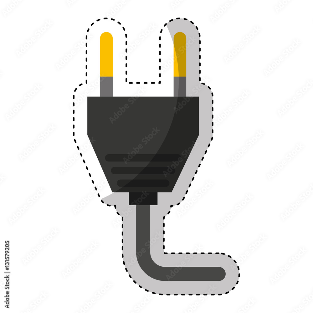 wire cable energy plug icon vector illustration design wire cable energy plug icon vector illustration design