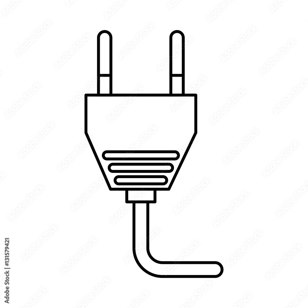 wire cable energy plug icon vector illustration design wire cable energy plug icon vector illustration design