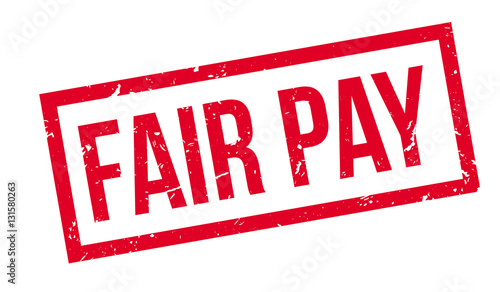 Fair Pay rubber stamp