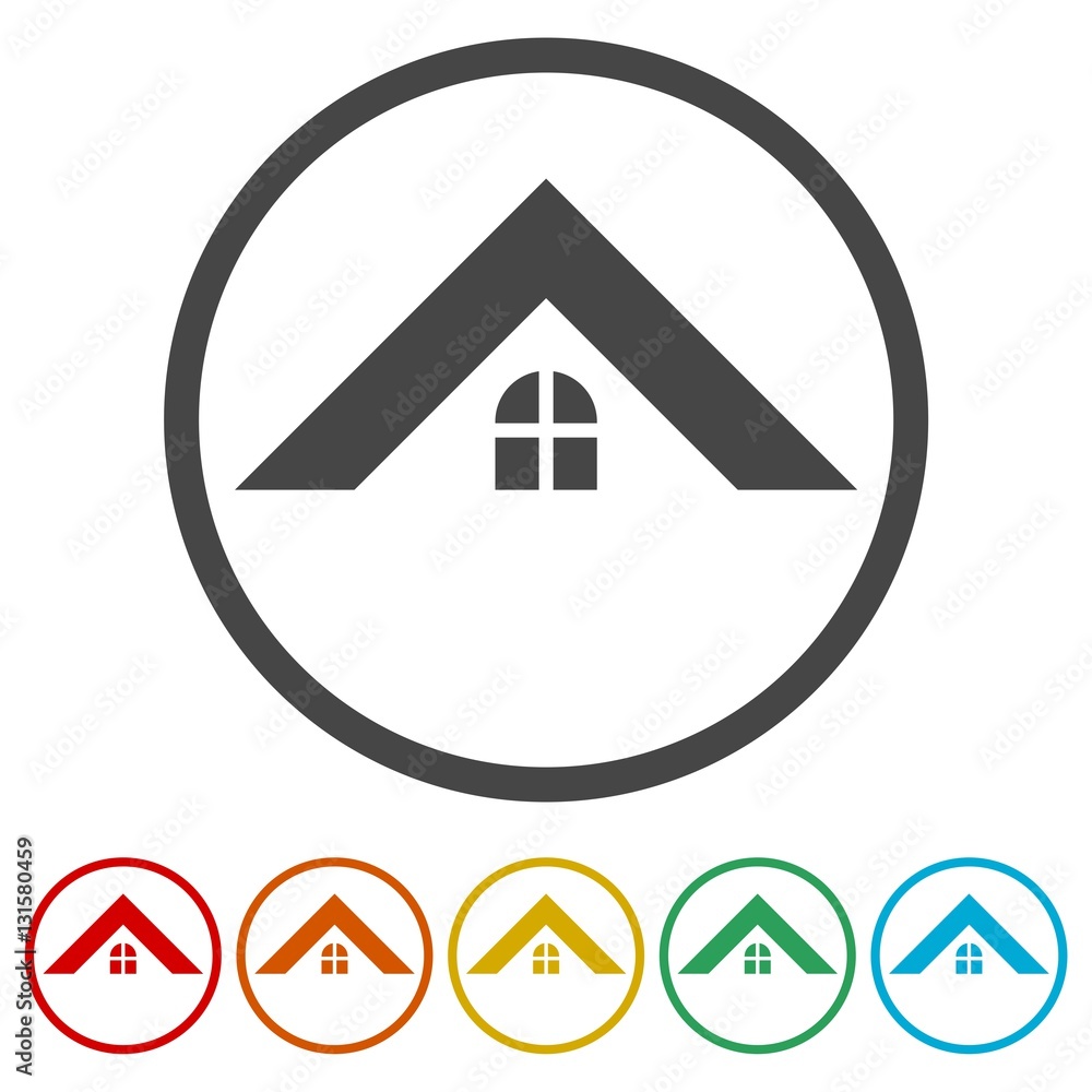 Roof Icon, Roof Icon Vector, Home roof icon Roof Icon, Roof Icon Vector, Home roof icon