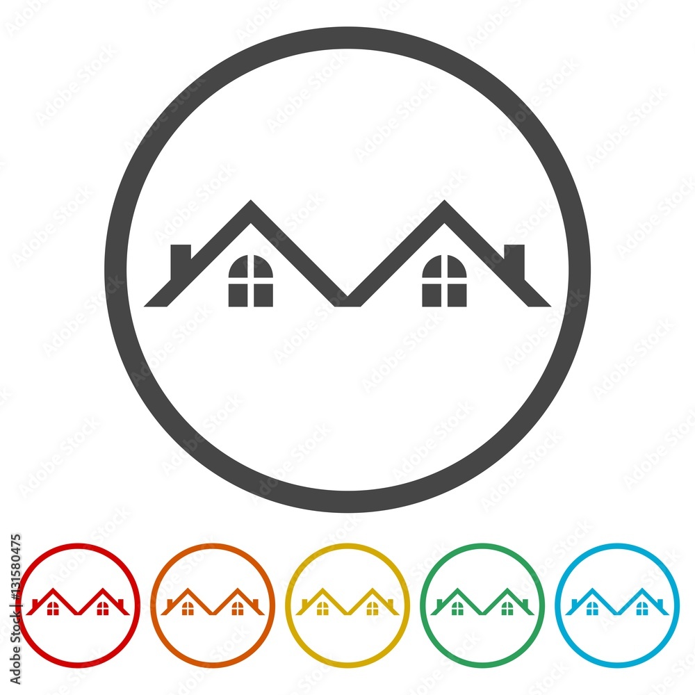 Roof Icon, Roof Icon Vector, Home roof icon Roof Icon, Roof Icon Vector, Home roof icon