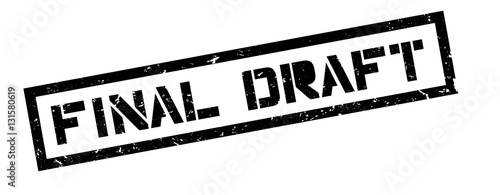 Final Draft rubber stamp