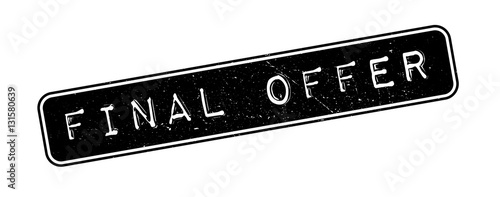 Final Offer rubber stamp