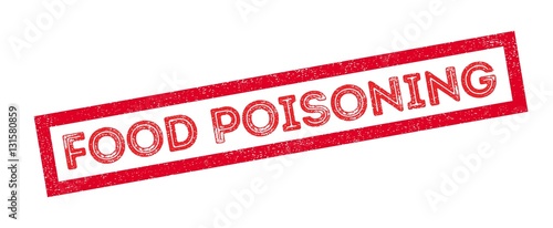 Food Poisoning rubber stamp