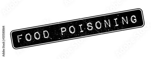 Food Poisoning rubber stamp