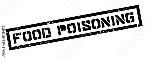 Food Poisoning rubber stamp