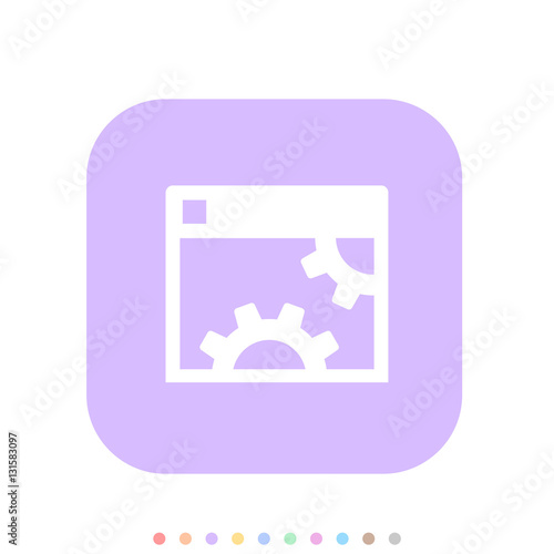 Flat Vintage Style App Icon