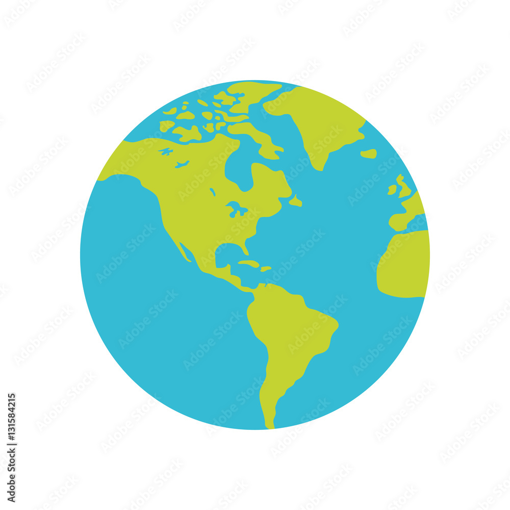 Isolated world earth icon vector illustration graphic design Isolated world earth icon vector illustration graphic design