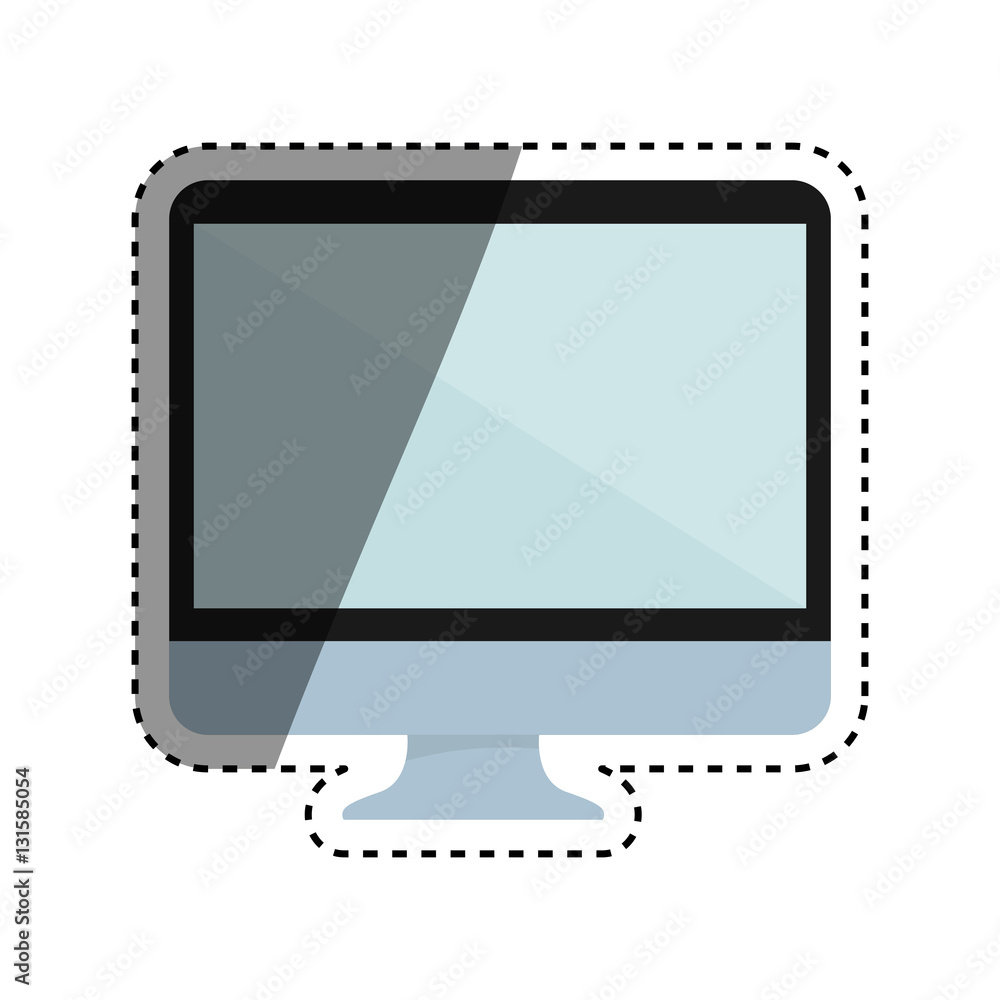 Modern tv technology icon vector illustration graphic design Modern tv technology icon vector illustration graphic design