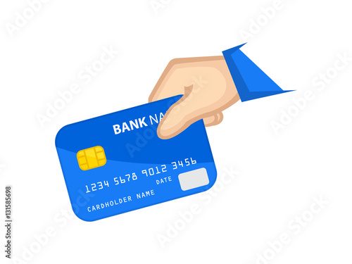 Icon bank card payment
