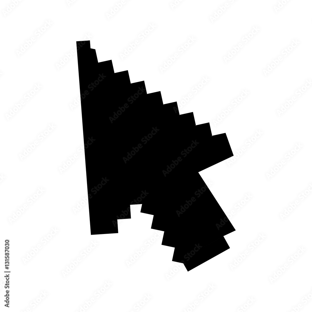Click cursor symbol icon vector illustration graphic design Click cursor symbol icon vector illustration graphic design