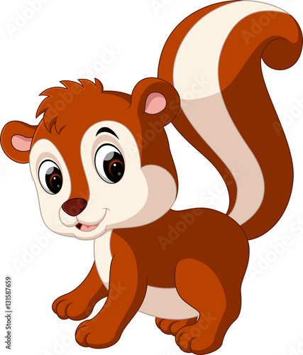 Cute squirrel cartoon

