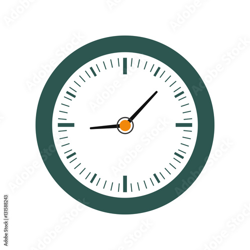 Time clock symbol icon vector illustration graphic design