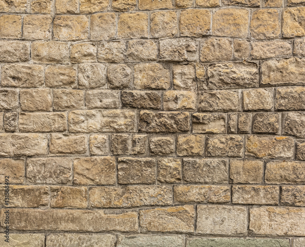Medieval stone wall background
