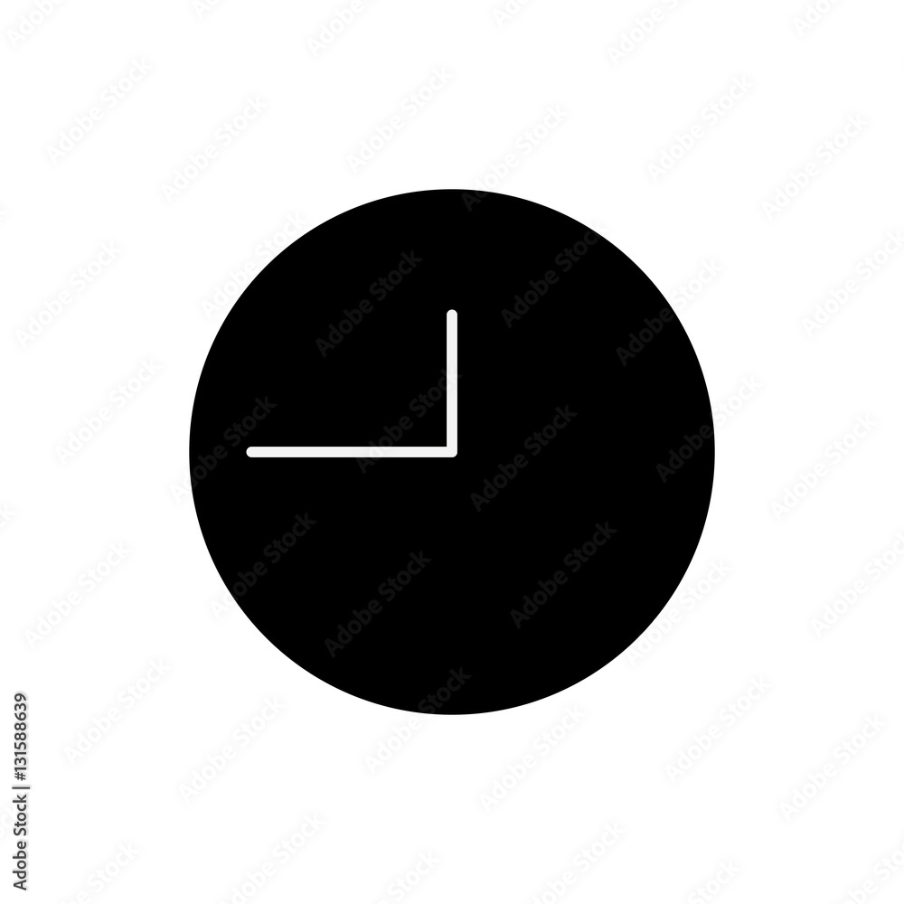 Time clock symbol icon vector illustration graphic design Time clock symbol icon vector illustration graphic design