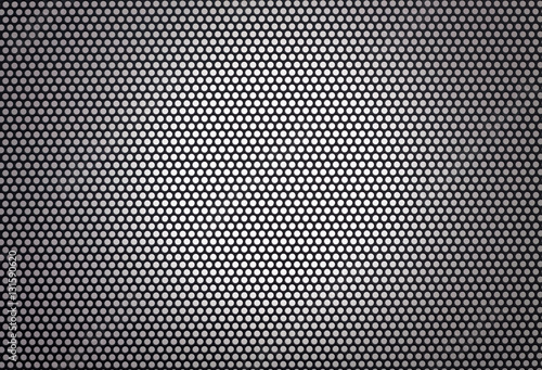 painted metal perforated surface